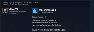 Illustration for article titled Dragon Ball Xenoverse, As Told By Steam Reviews